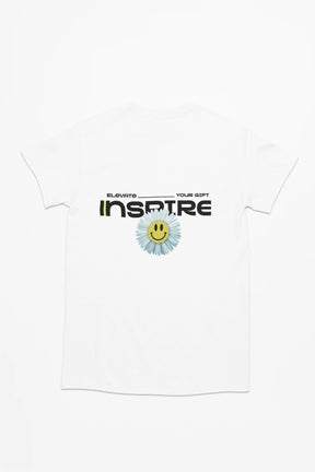 Elevate And Inspire Your Gift T-Shirt Lilac white and yellow