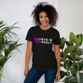 believe in Yourself black Unisex T-Shirt