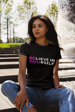 believe in Yourself black Unisex T-Shirt